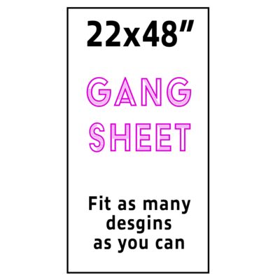 Full Color DTF Gang Sheet 22x48" Thumbnail