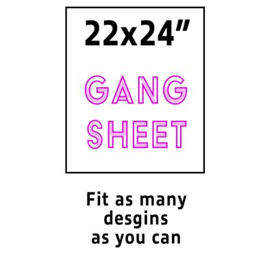 Full Color DTF Gang Sheet 22x24" Thumbnail