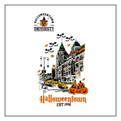 Halloweentown Front & Back - Full Color Transfer Gang Sheet Thumbnail