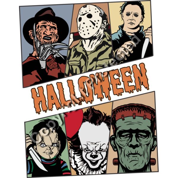 Horror Icons Halloween Thumbnail