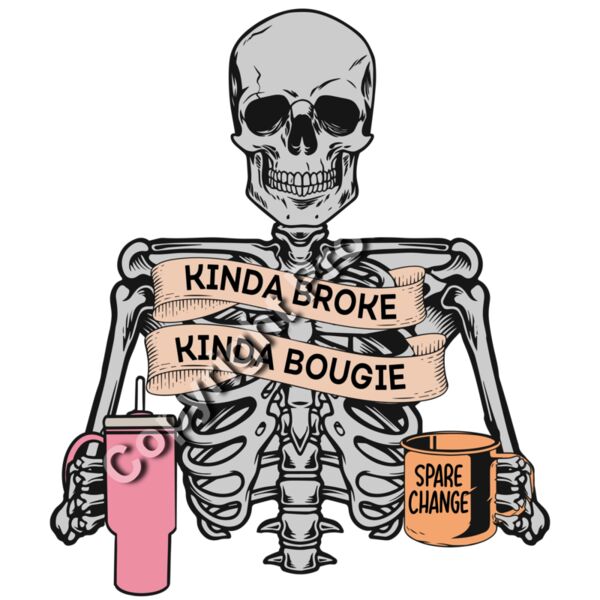 "Kinda Broke, Kinda Bougie" Skeleton Thumbnail