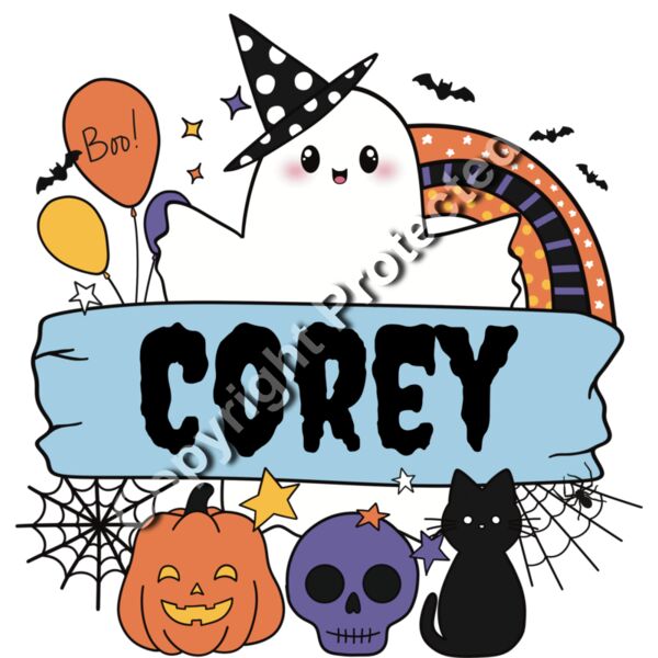 Custom Halloween Ghost and Friends Thumbnail