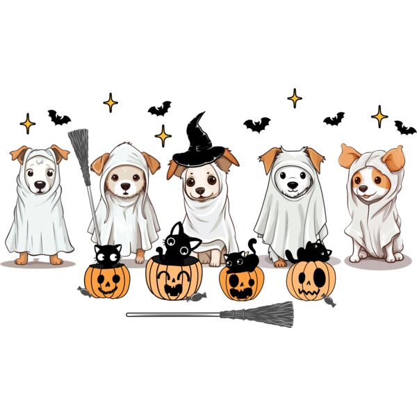 Cute Ghost Dogs Thumbnail