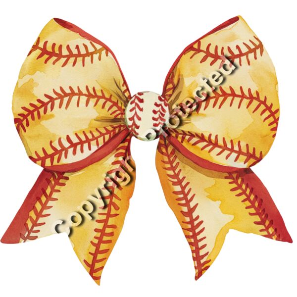 Softball Bow  Thumbnail