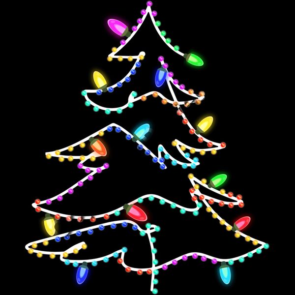 Festive Lights Christmas Tree Thumbnail