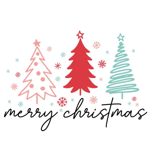 Merry Christmas Trio Trees Thumbnail