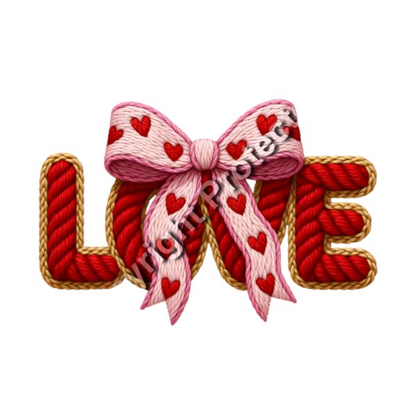 Faux Yarn LOVE Valentine's Day Thumbnail