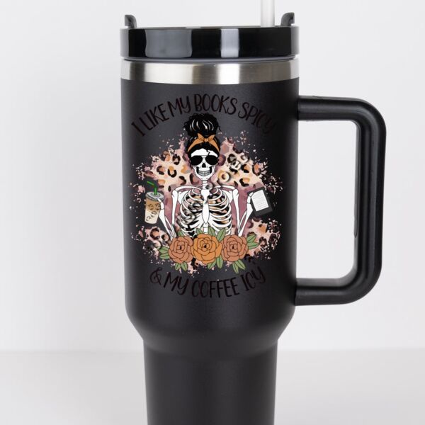 Decoratable RoadSip Stainless Steel Tumbler with Handle and Sip 40 oz. Thumbnail