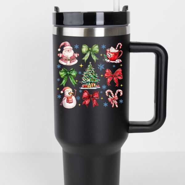 Decoratable RoadSip Stainless Steel Tumbler with Handle and Sip 40 oz. Thumbnail