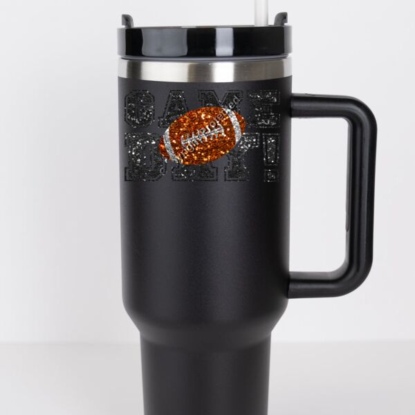 Decoratable RoadSip Stainless Steel Tumbler with Handle and Sip 40 oz. Thumbnail