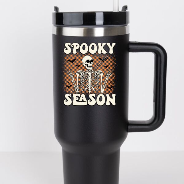 Decoratable RoadSip Stainless Steel Tumbler with Handle and Sip 40 oz. Thumbnail