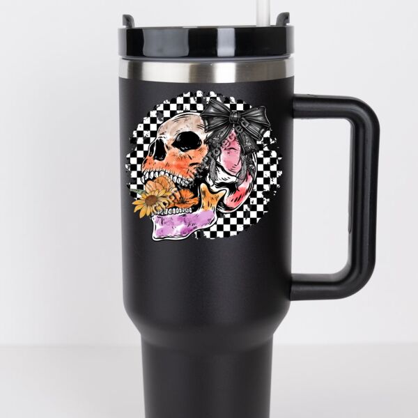 Decoratable RoadSip Stainless Steel Tumbler with Handle and Sip 40 oz. Thumbnail