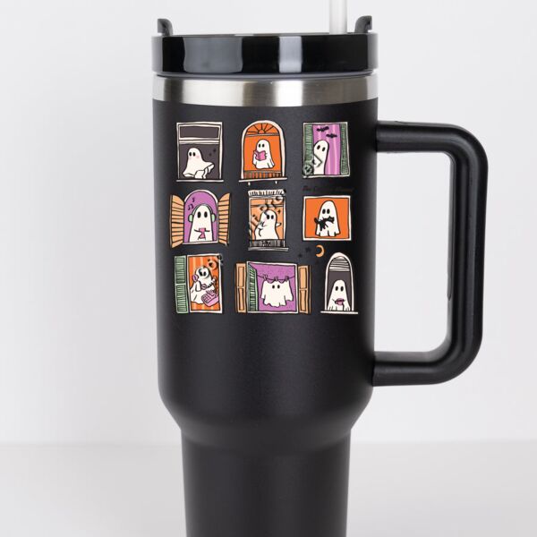 Decoratable RoadSip Stainless Steel Tumbler with Handle and Sip 40 oz. Thumbnail